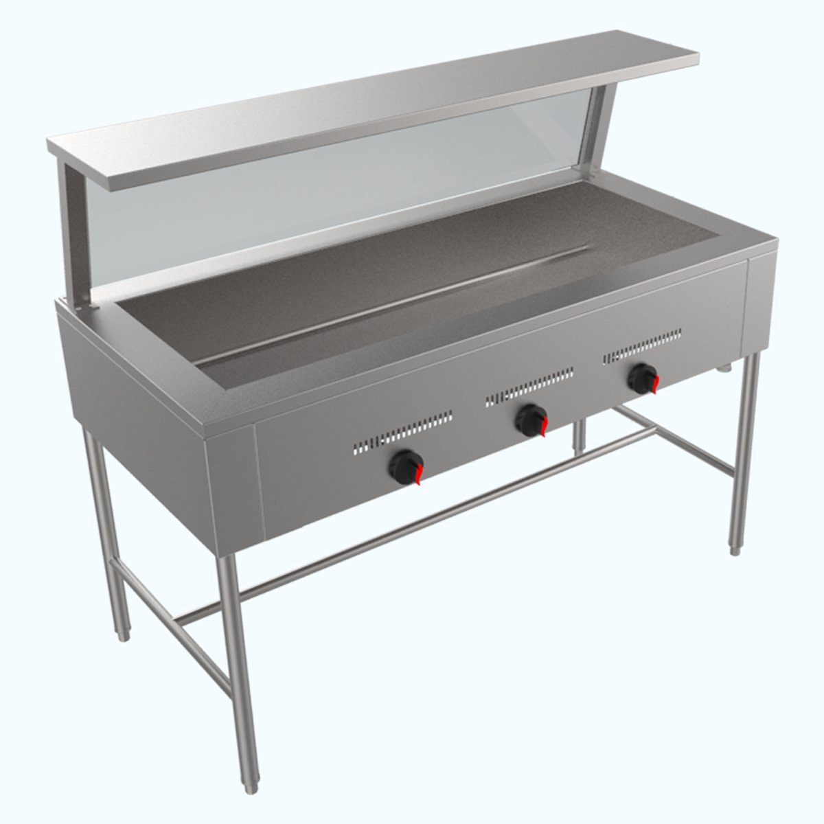 Mueble Baño de María Acero Inoxidable Opción 01