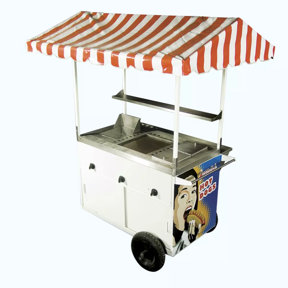Carrito de Hot-Dog y Hamburguesas